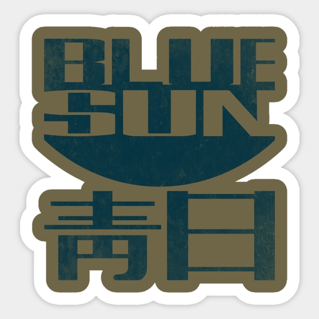 Jayne's Blue Sun T-Shirt Sticker by heavyplasma